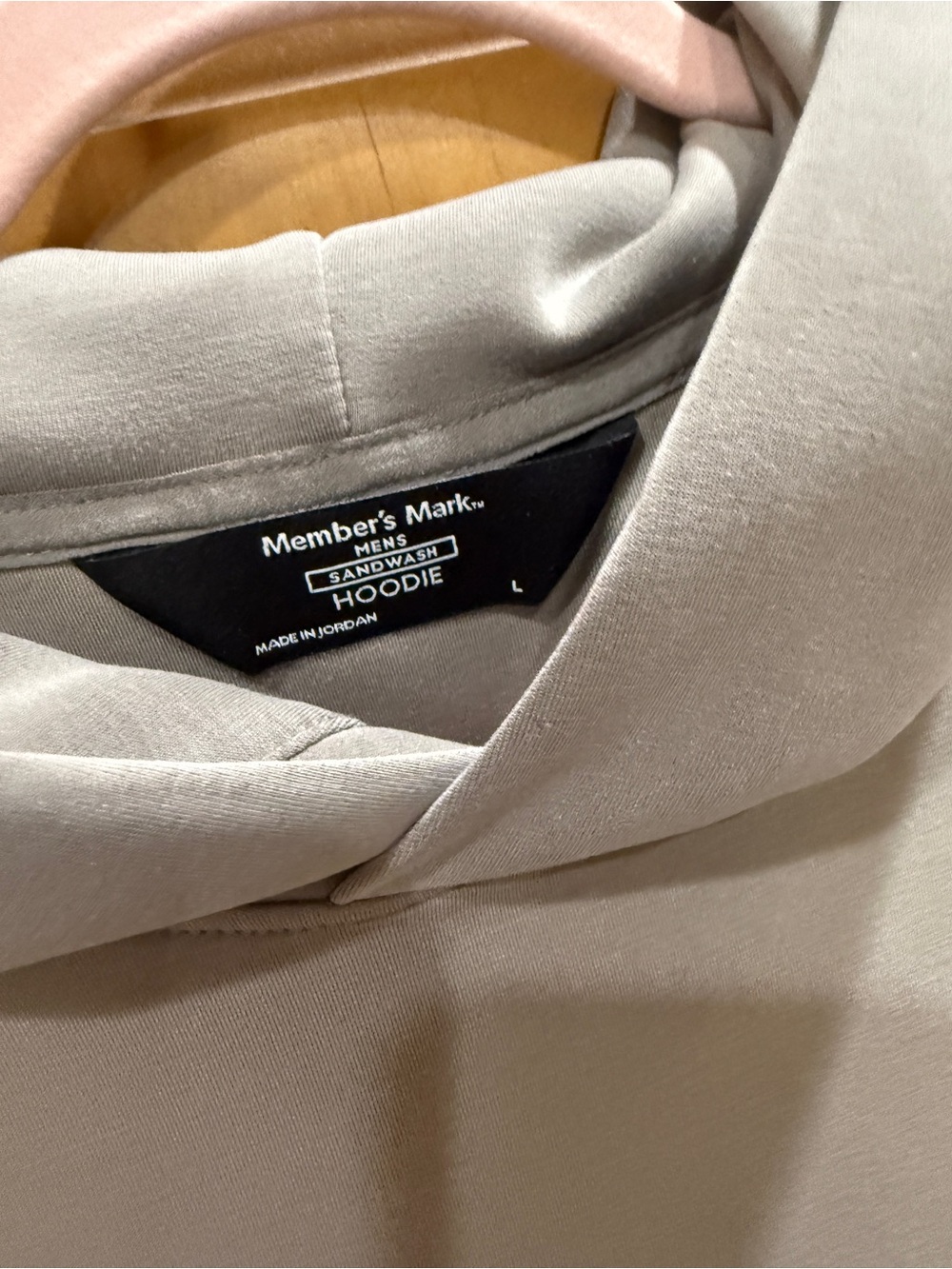 Men's Taupe Hooded Sweatshirt and Jogger Set - Picture 4 of 11